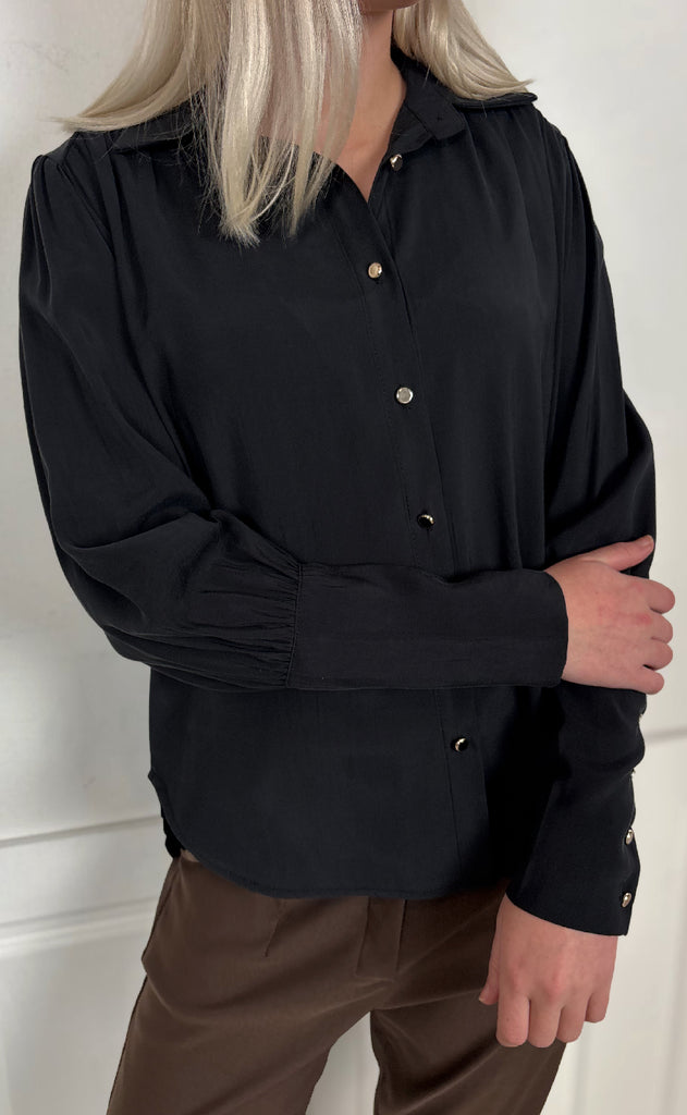 Marta Du Chateau Skjorte - Rhea - Black