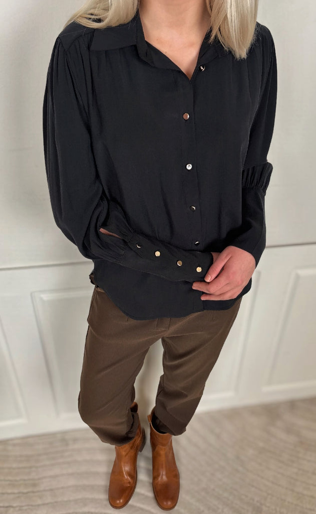 Marta Du Chateau Skjorte - Rhea - Black