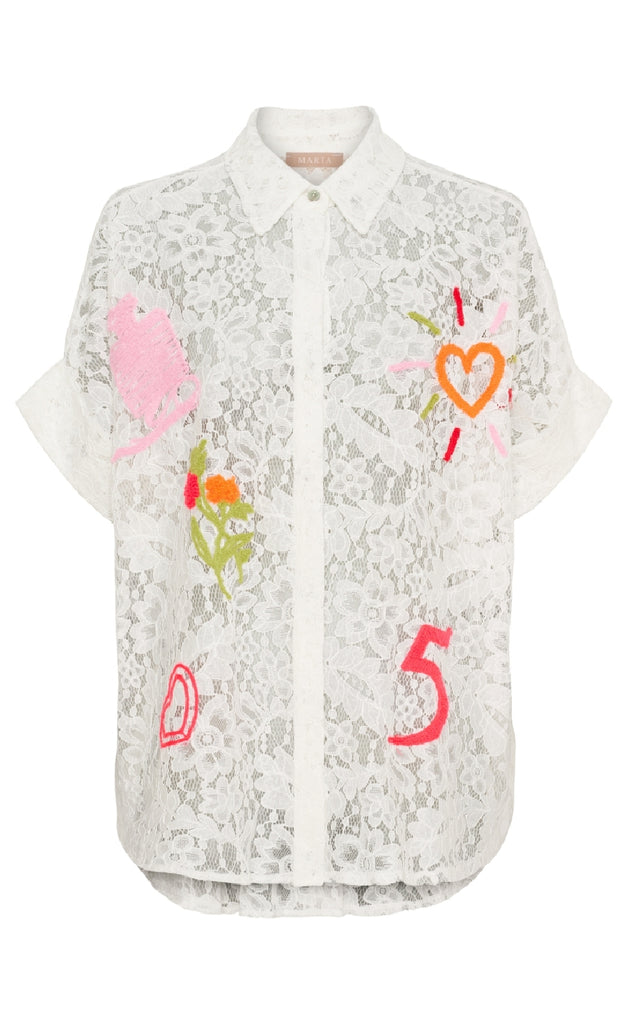 Marta Du Chateau Skjorte - Ulla - White