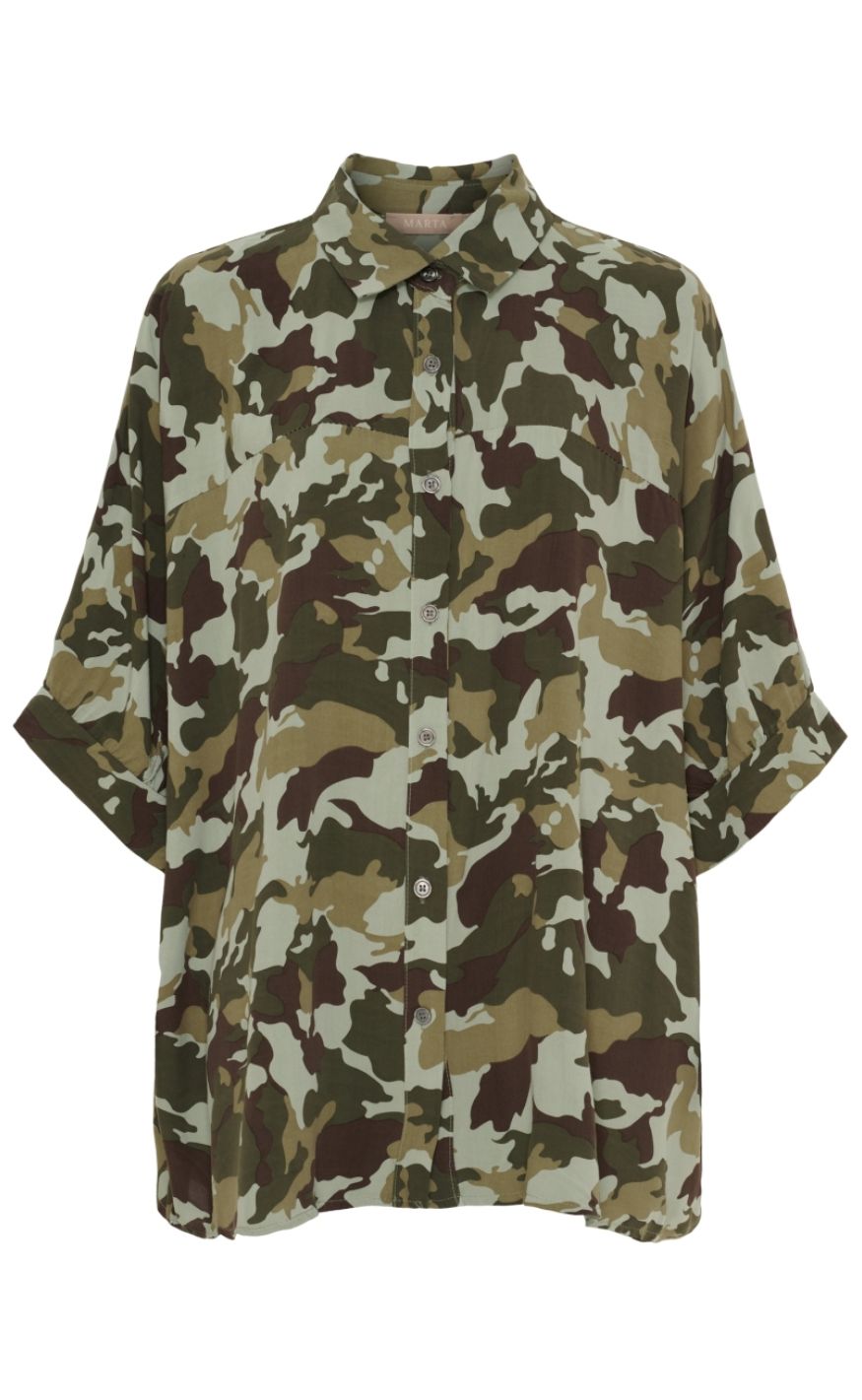 Marta Du Chateau Skjorte - Zenobia - Camo