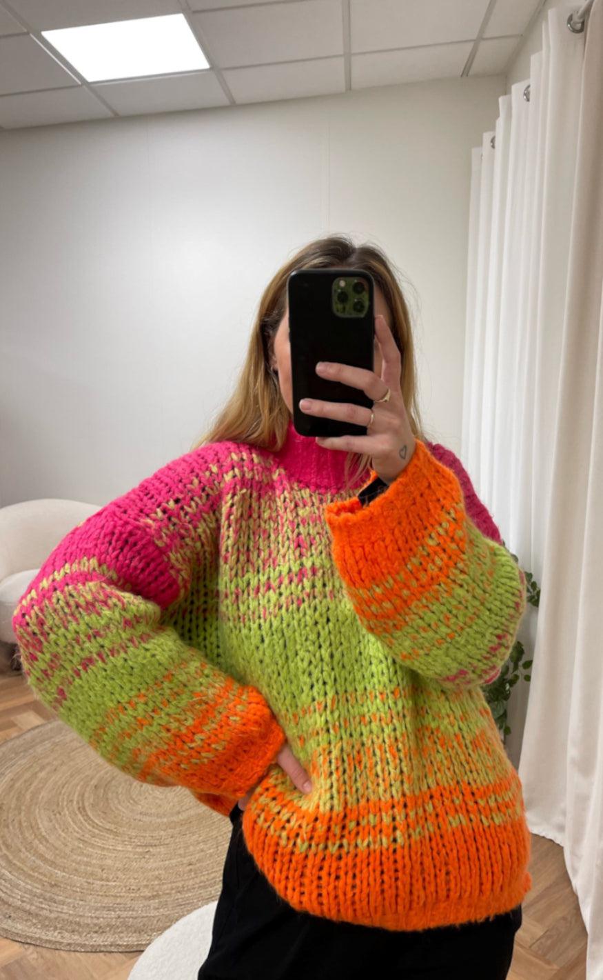 Marta Du Chateau Strik - 4461 - Fuxia/Green/Orange