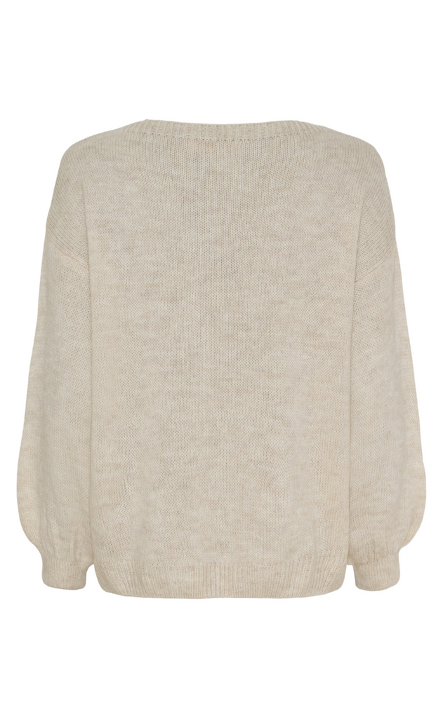 Marta Du Chateau Strik - Amarante Knit - Beige/Jeans/Celeste