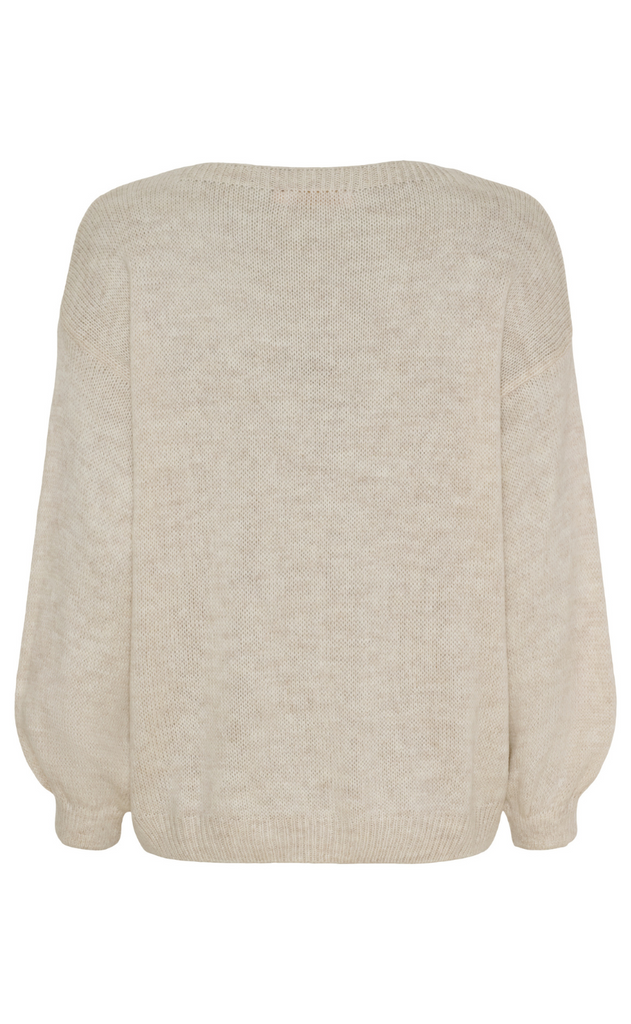 Marta Du Chateau Strik - Amarante Knit - Beige/Pink/Orange