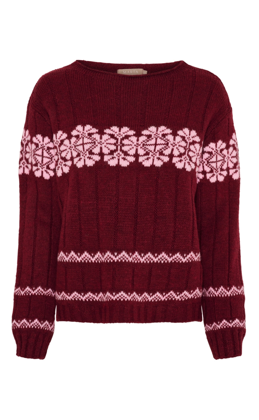 Marta Du Chateau Strik - Bruna - Bordeaux/Pink