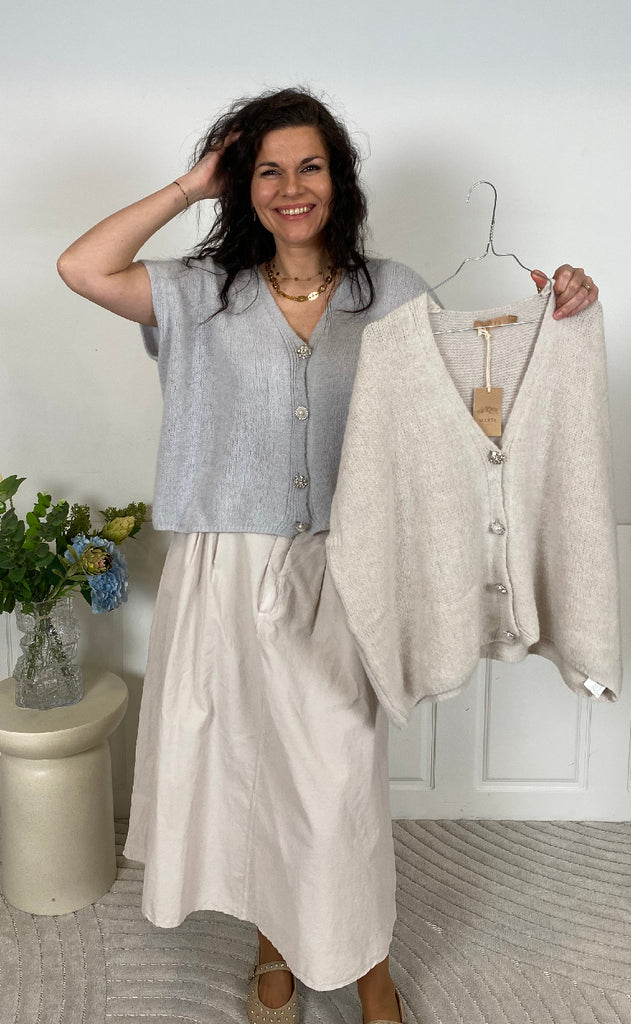 Marta Du Chateau Strik - Cassia Knit - Light Grey