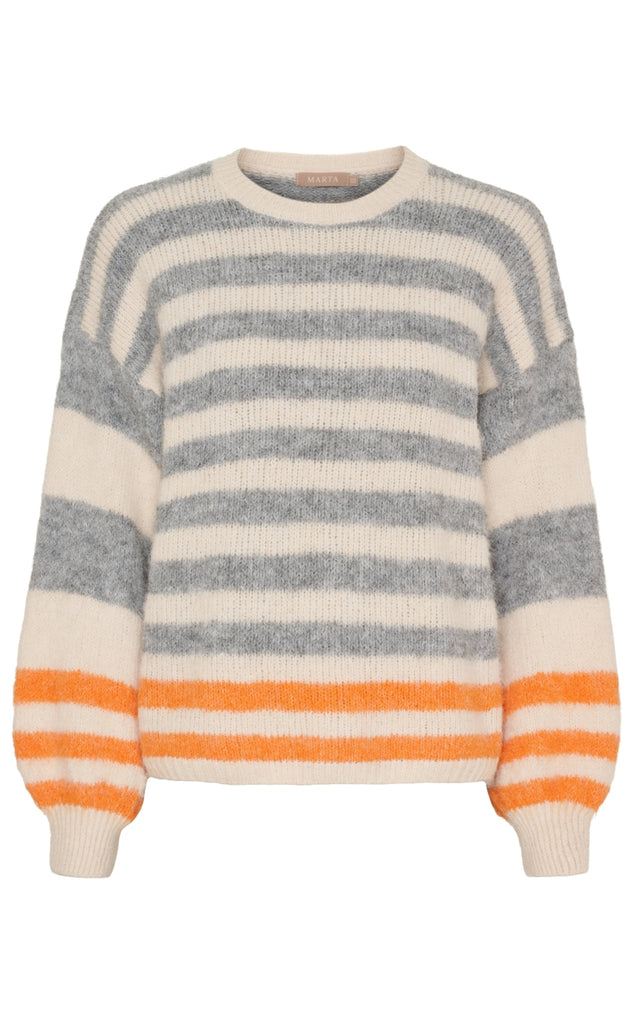 Marta Du Chateau Strik - Cassie - Beige/Grigio/Orange