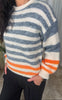 Marta Du Chateau Strik - Cassie - Beige/Grigio/Orange