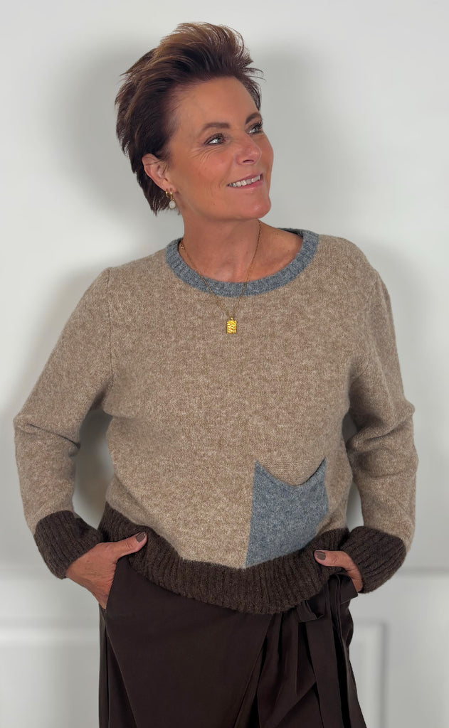 Marta Du Chateau Strik - Elora - Camel Denim