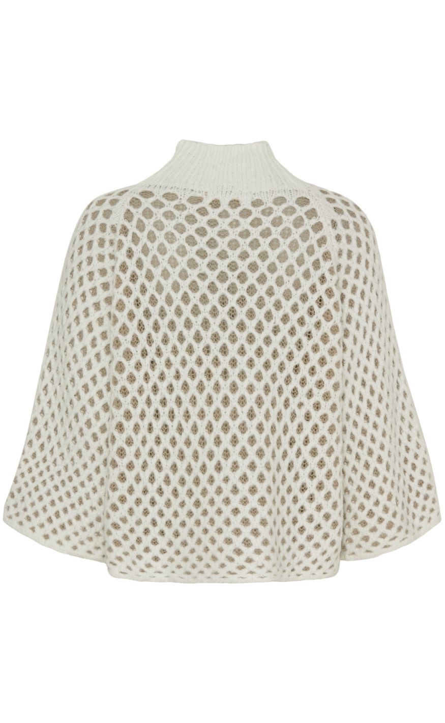 Marta Du Chateau Striktrøje - Clemence - Bianco/Beige