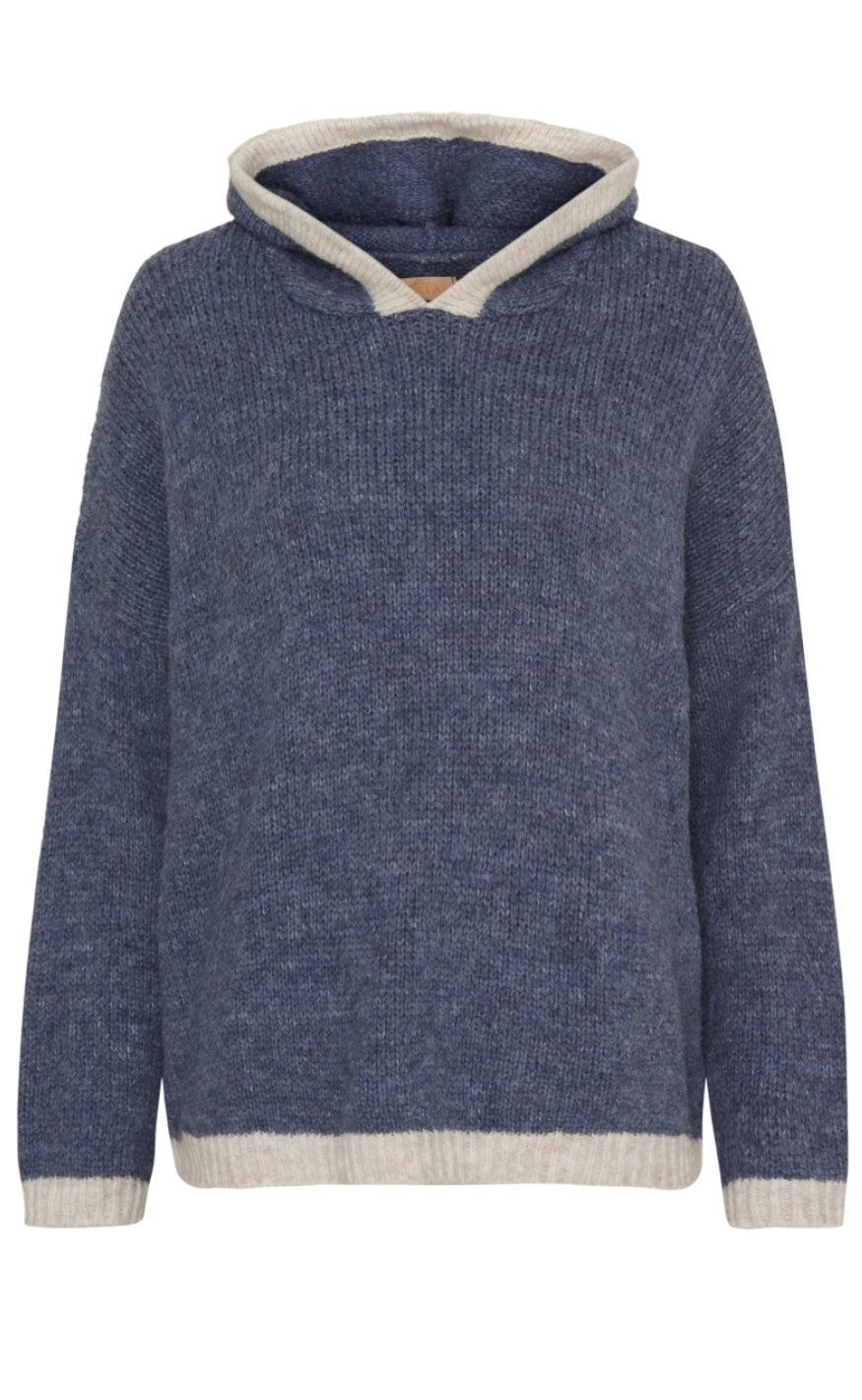 Marta Du Chateau Striktrøje - Coralie - Jeans/Calce