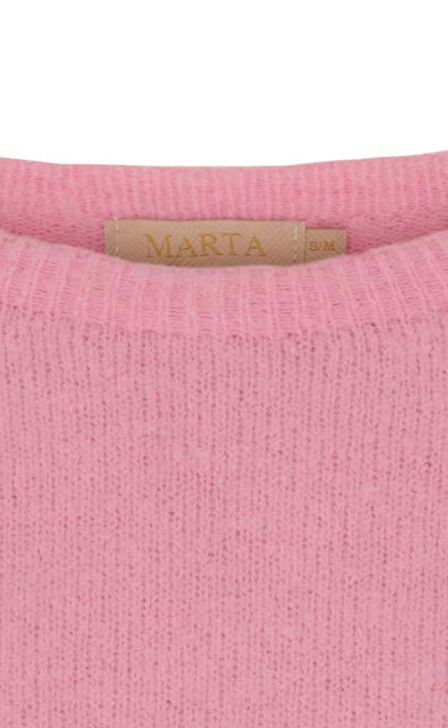 Marta Du Chateau Striktrøje - Lela - Baby Pink