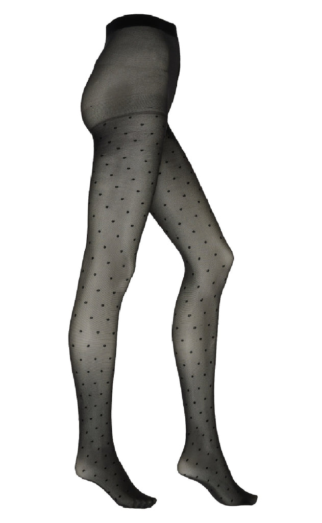 Marta Du Chateau Strømpebukser - Chris 20Den - Black Dot