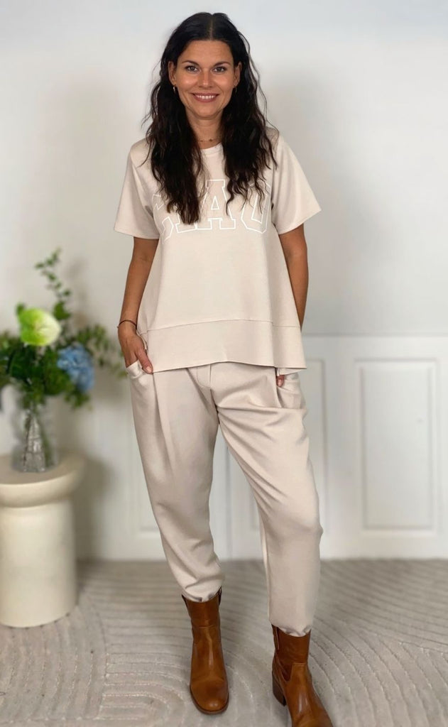 Marta Du Chateau Sweat - Lavender - Beige