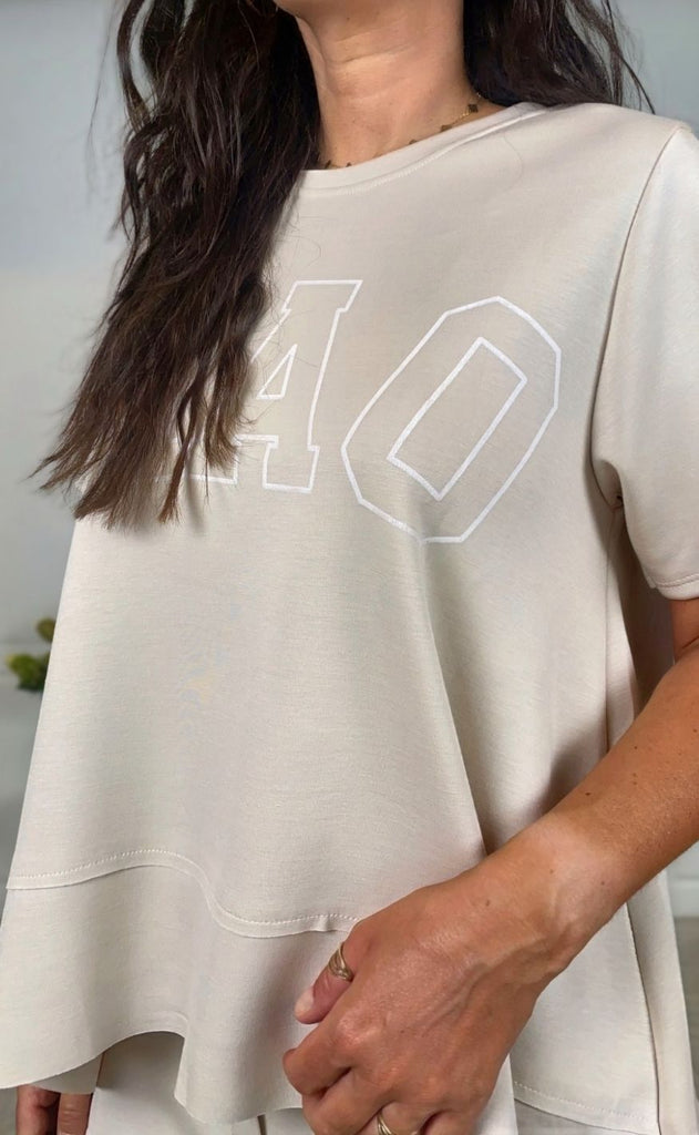 Marta Du Chateau Sweat - Lavender - Beige