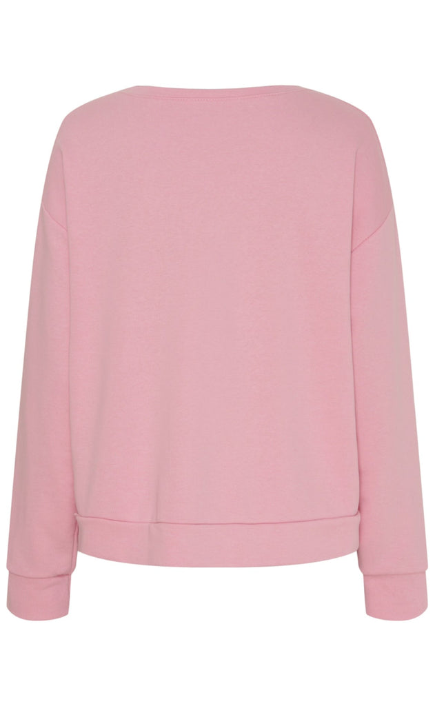 Marta Du Chateau Sweatshirt - 69000 Luciana - Rosa Baby/Red Print