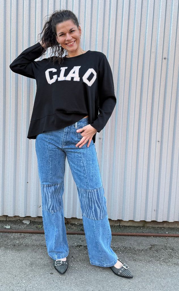 Marta Du Chateau Sweatshirt - Charline - Black