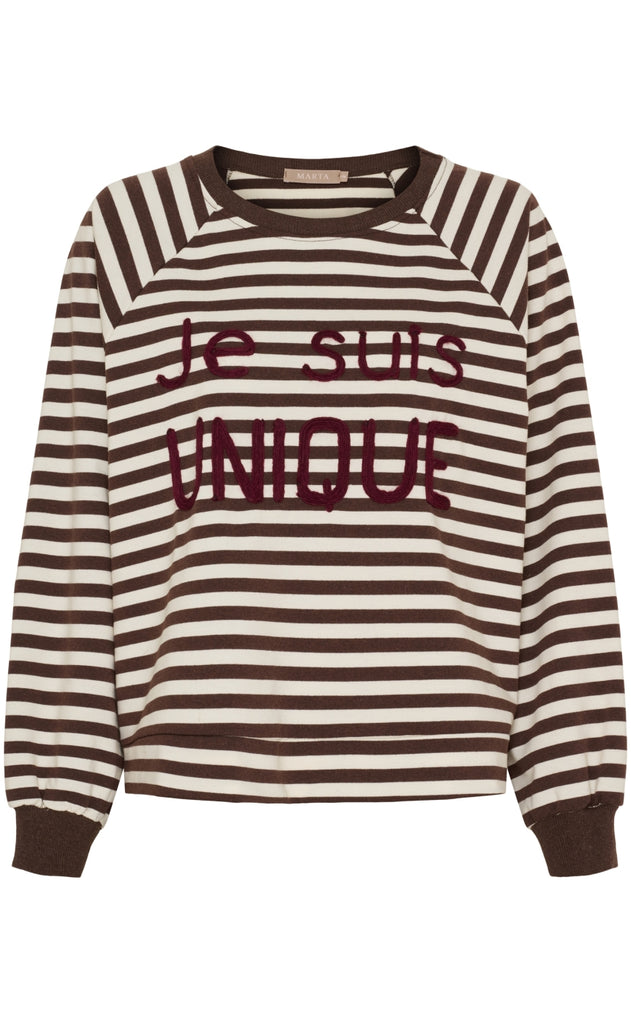 Marta Du Chateau Sweatshirt - Fenja - Moro/Bordeaux