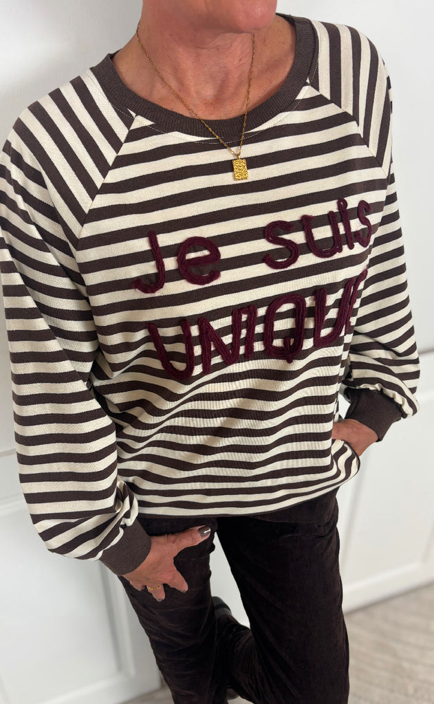 Marta Du Chateau Sweatshirt - Fenja - Moro/Bordeaux