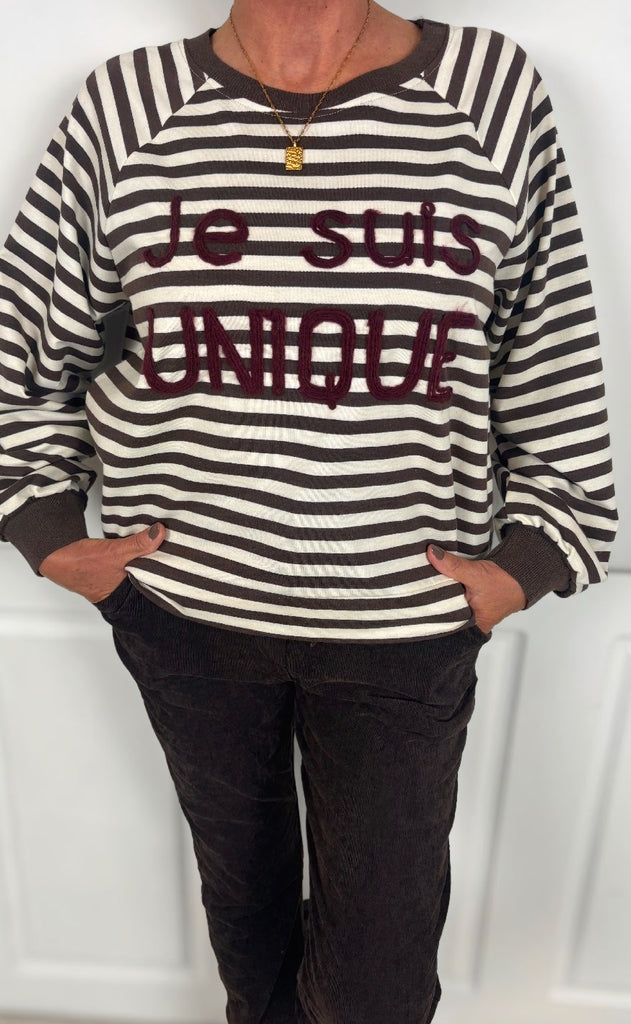 Marta Du Chateau Sweatshirt - Fenja - Moro/Bordeaux