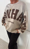 Marta Du Chateau Sweatshirt - Hibiscus - Beige