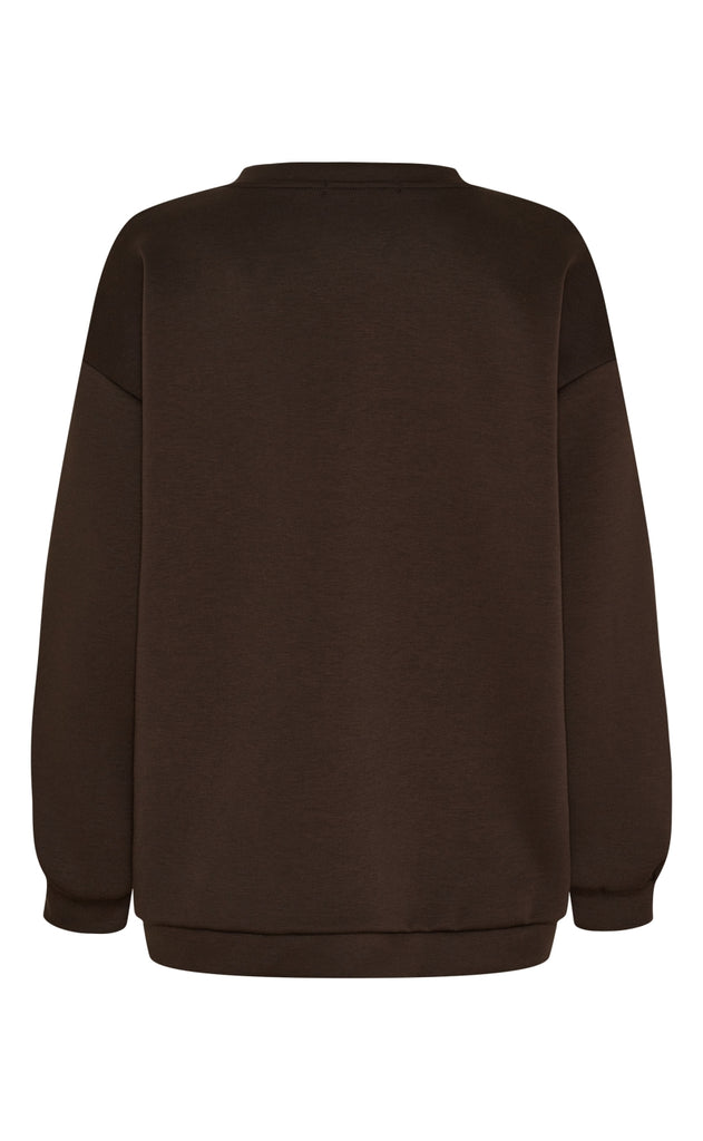 Marta Du Chateau Sweatshirt - Hibiscus - Brown/Yellow