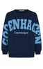 Marta Du Chateau Sweatshirt - Hibiscus - Navy/Sky