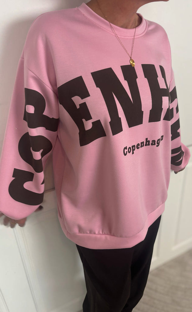 Marta Du Chateau Sweatshirt - Hibiscus - Pink