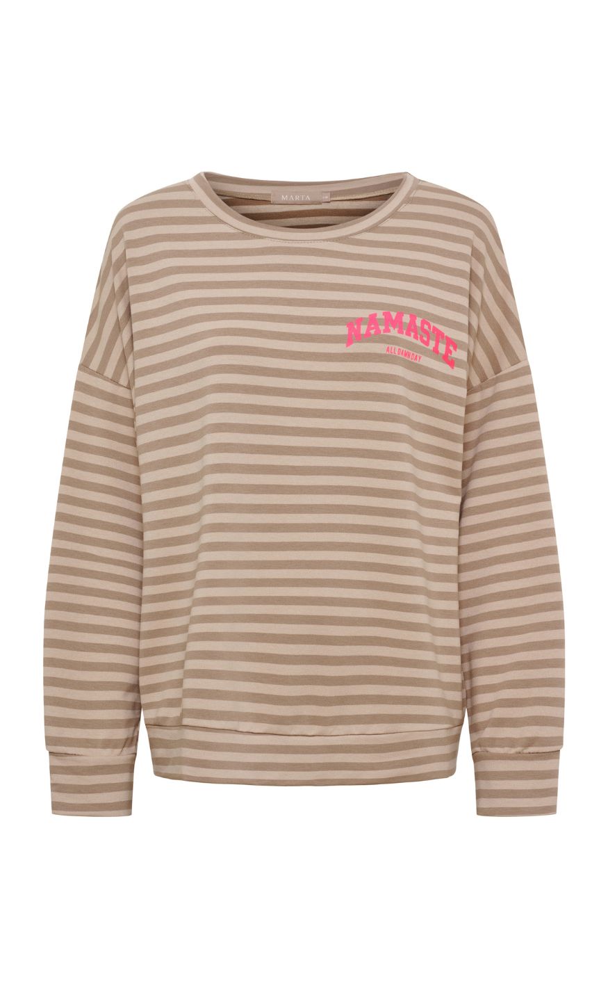 Marta Du Chateau Sweatshirt - Isabeau - Beige