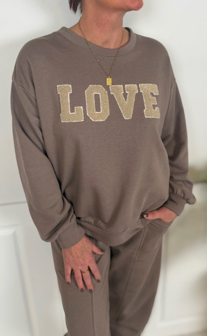 Marta Du Chateau Sweatshirt - Jessa - Fango Melange