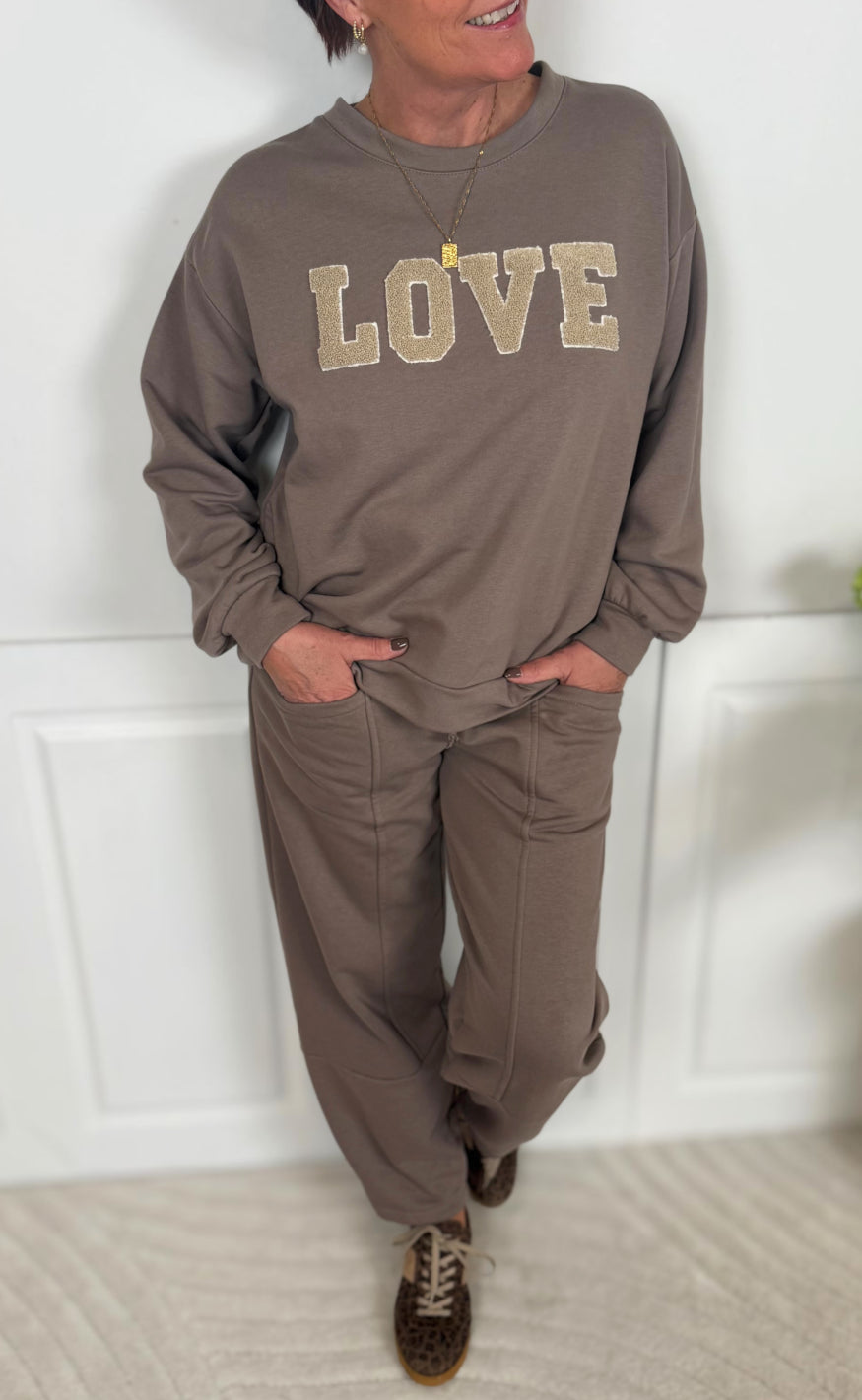 Marta Du Chateau Sweatshirt - Jessa - Fango Melange