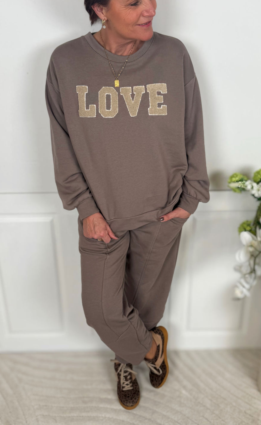 Marta Du Chateau Sweatshirt - Jessa - Fango Melange