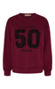 Marta Du Chateau Sweatshirt - Liora - Bordeaux/Black