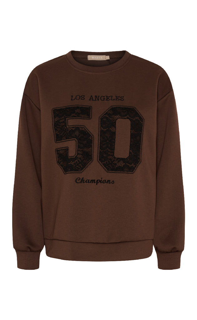 Marta Du Chateau Sweatshirt - Liora - Moro/Black