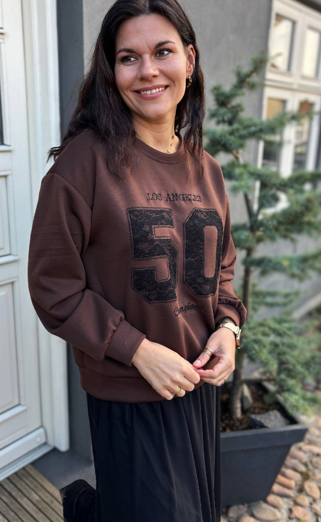 Marta Du Chateau Sweatshirt - Liora - Moro/Black