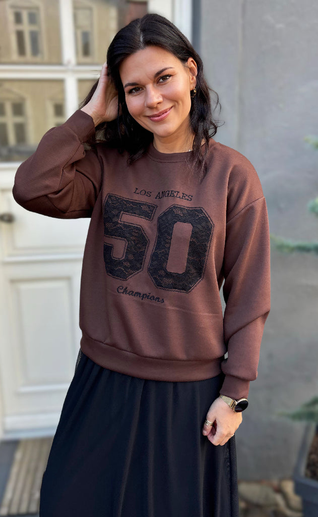 Marta Du Chateau Sweatshirt - Liora - Moro/Black