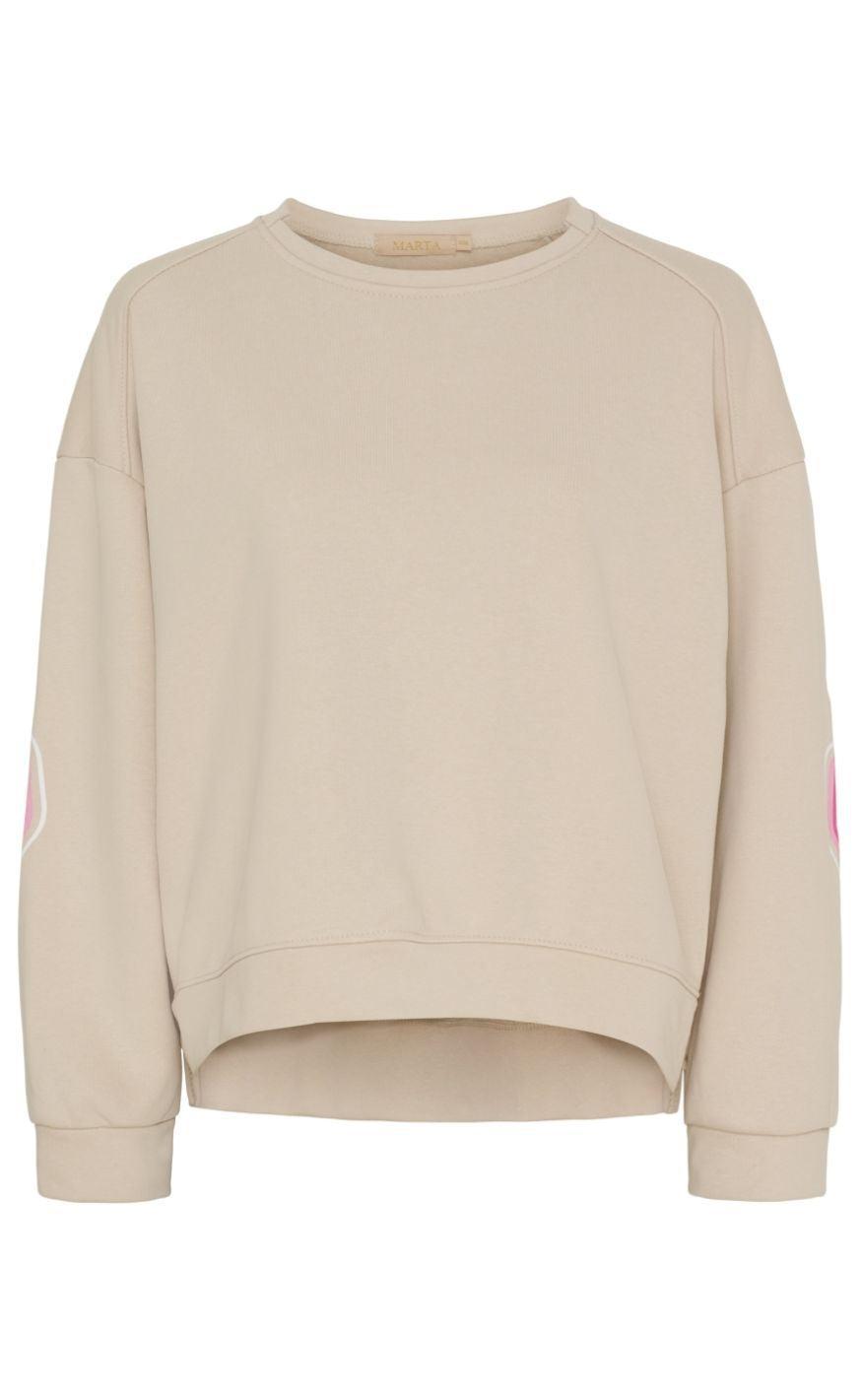 Marta Du Chateau Sweatshirt - Nadine - Beige