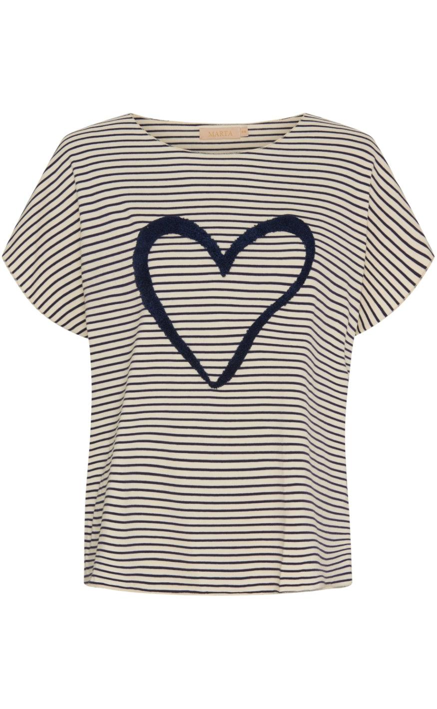 Marta Du Chateau T-Shirt - 3077 Macey - Navy