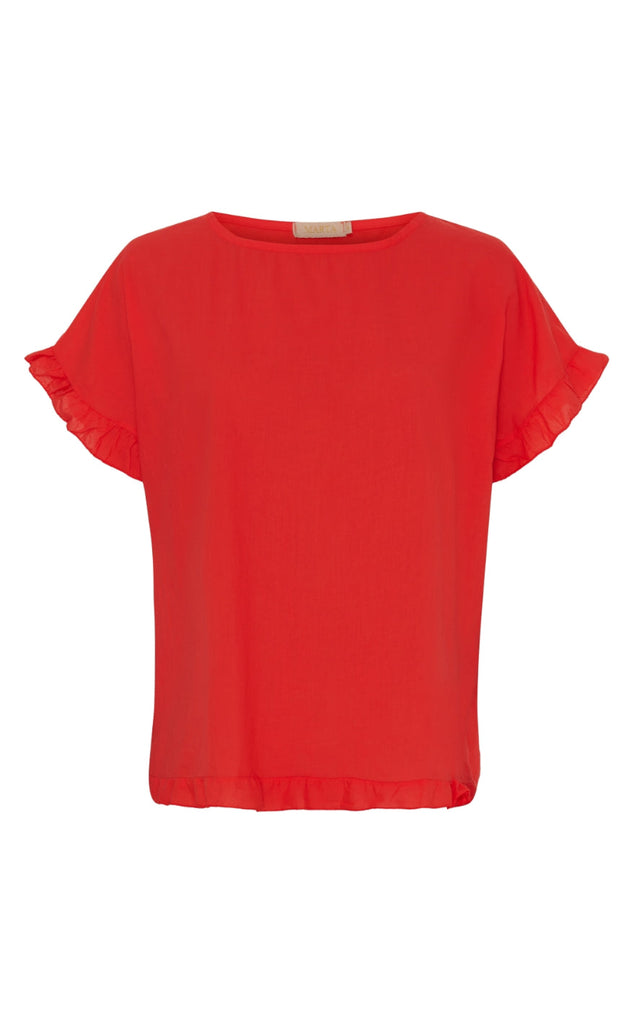 Marta Du Chateau T-Shirt - 86493 Kasimira - Rosso