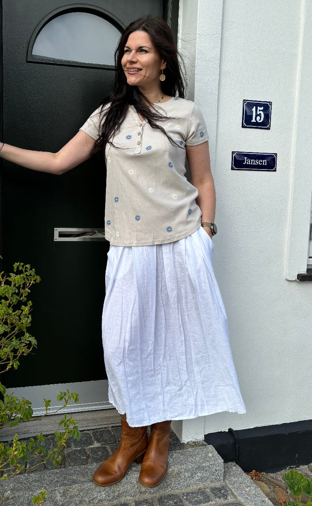 Marta Du Chateau T-Shirt - Cecilie - Beige