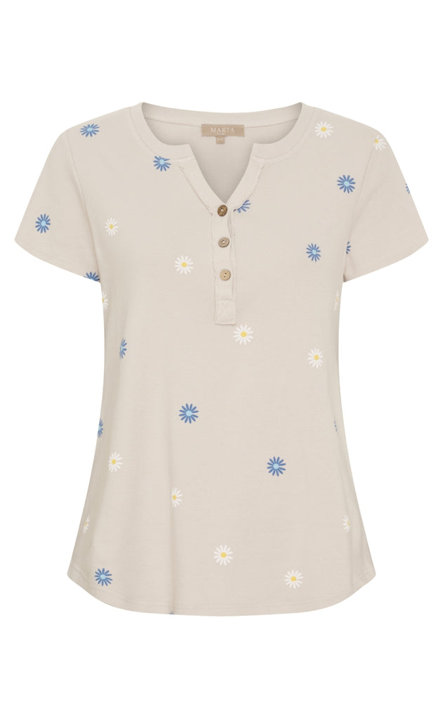 Marta Du Chateau T-Shirt - Cecilie - Beige