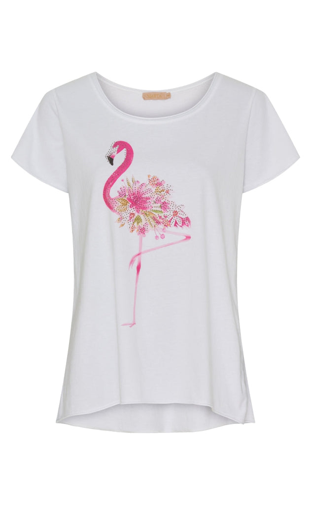 Marta Du Chateau T-shirt - 1535 Marie - Pink Flamingo