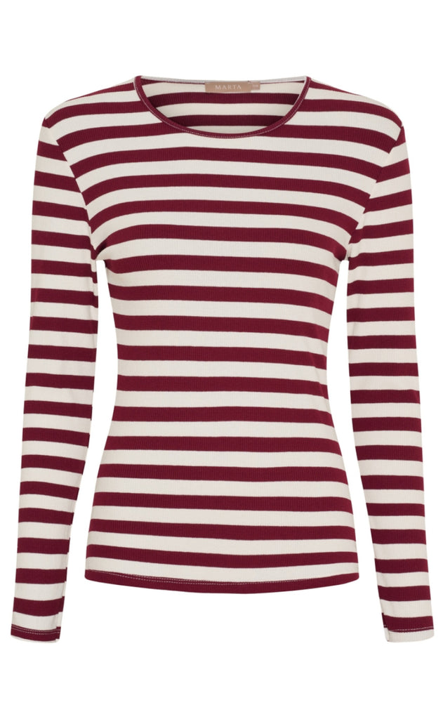 Marta Du Chateau T-shirt - Begonia - Bordeaux