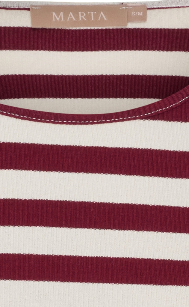 Marta Du Chateau T-shirt - Begonia - Bordeaux