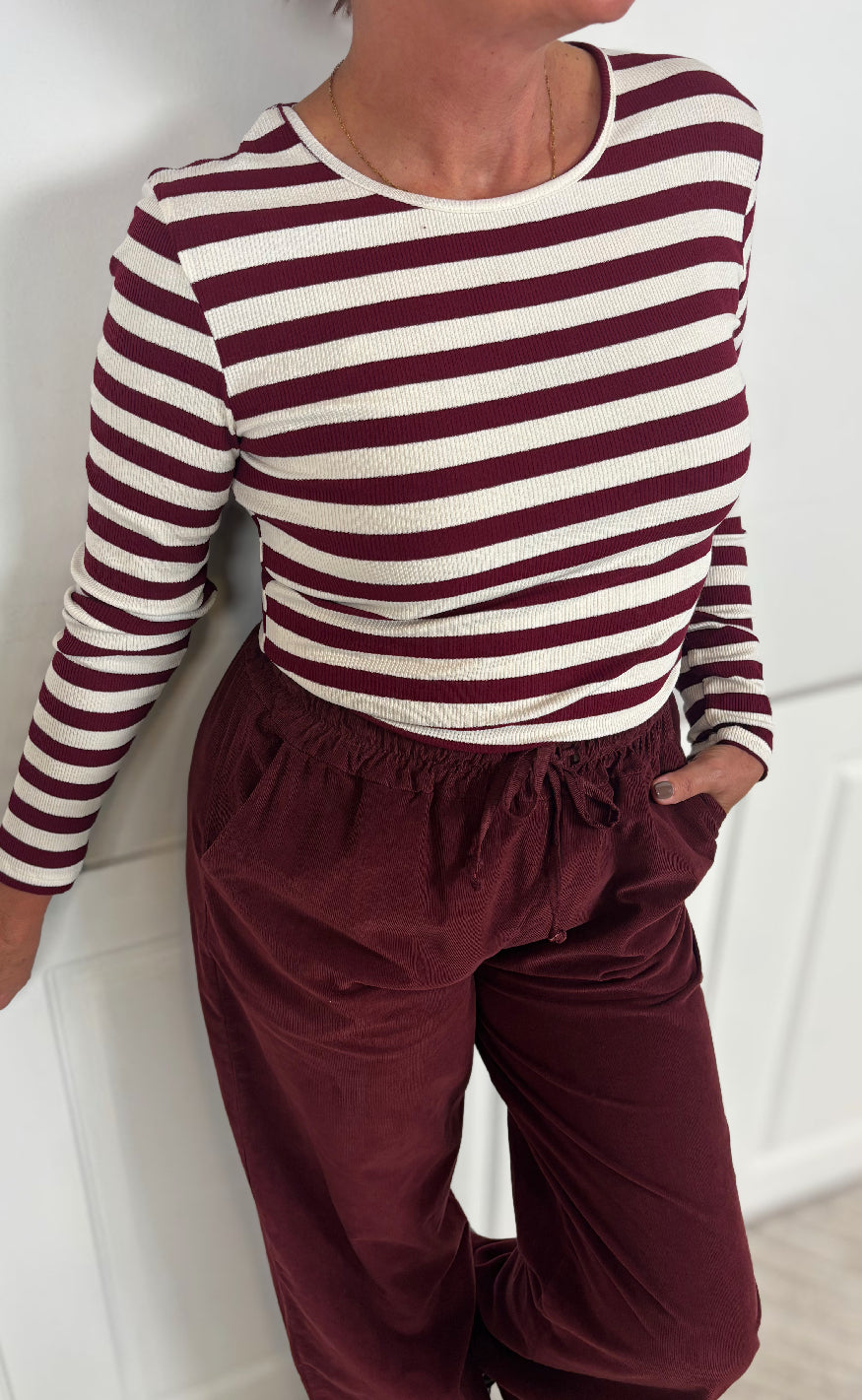 Marta Du Chateau T-shirt - Begonia - Bordeaux