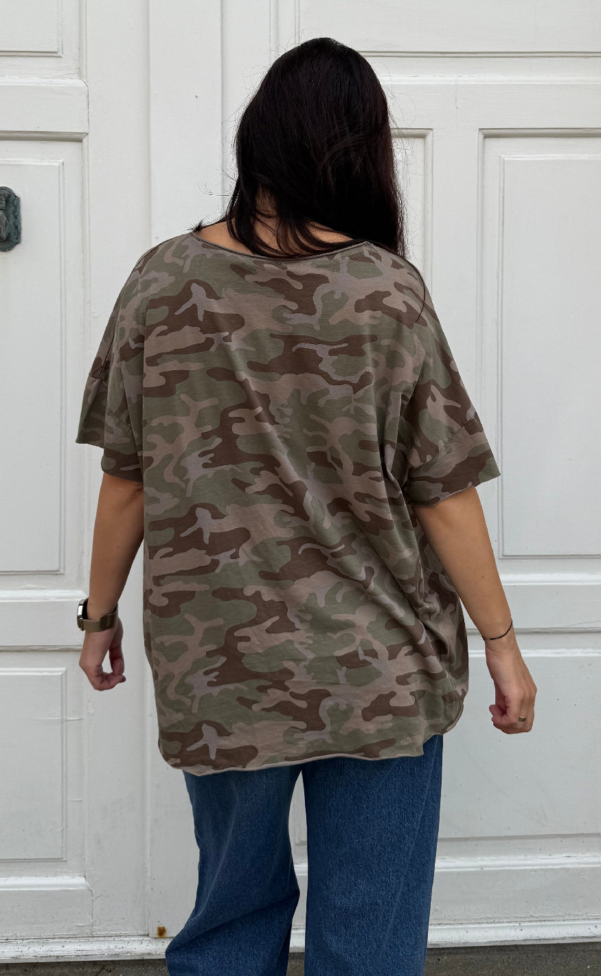Marta Du Chateau T-shirt - Harper - Green Camo