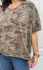 Marta Du Chateau T-shirt - Harper - Green Camo