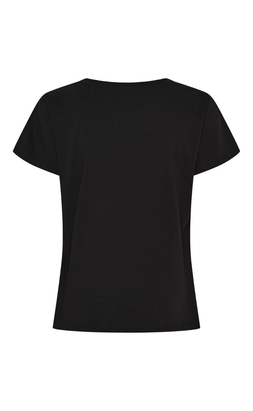 Marta Du Chateau T-shirt - Herdis - Black/Beige