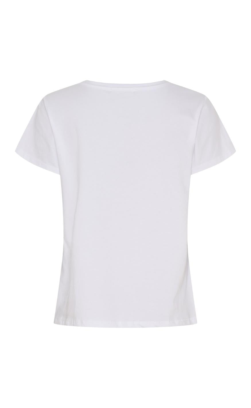 Marta Du Chateau T-shirt - Herdis - White/Baby