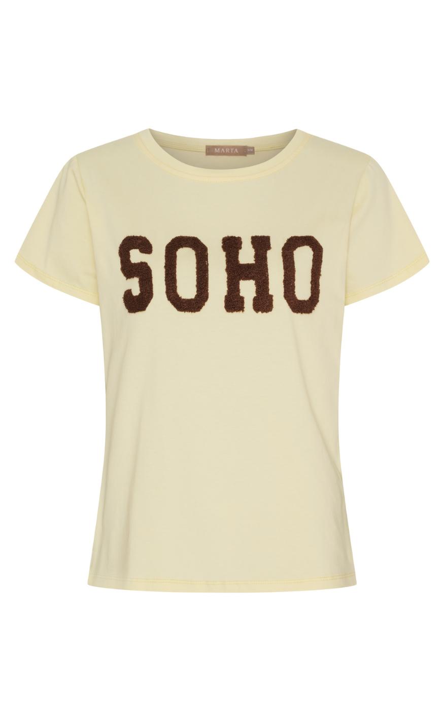 Marta Du Chateau T-shirt - Herdis - Yellow14/Moro