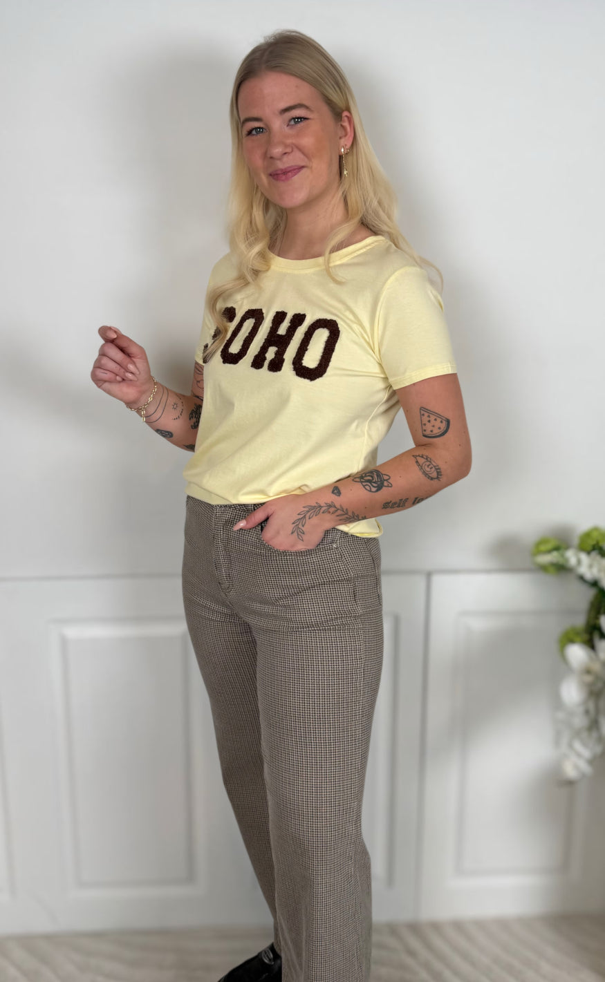 Marta Du Chateau T-shirt - Herdis - Yellow14/Moro